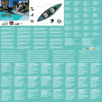 INTEX Kayak Gonfiabile Challenger K2 351x76x38 cm 68306NP 91550