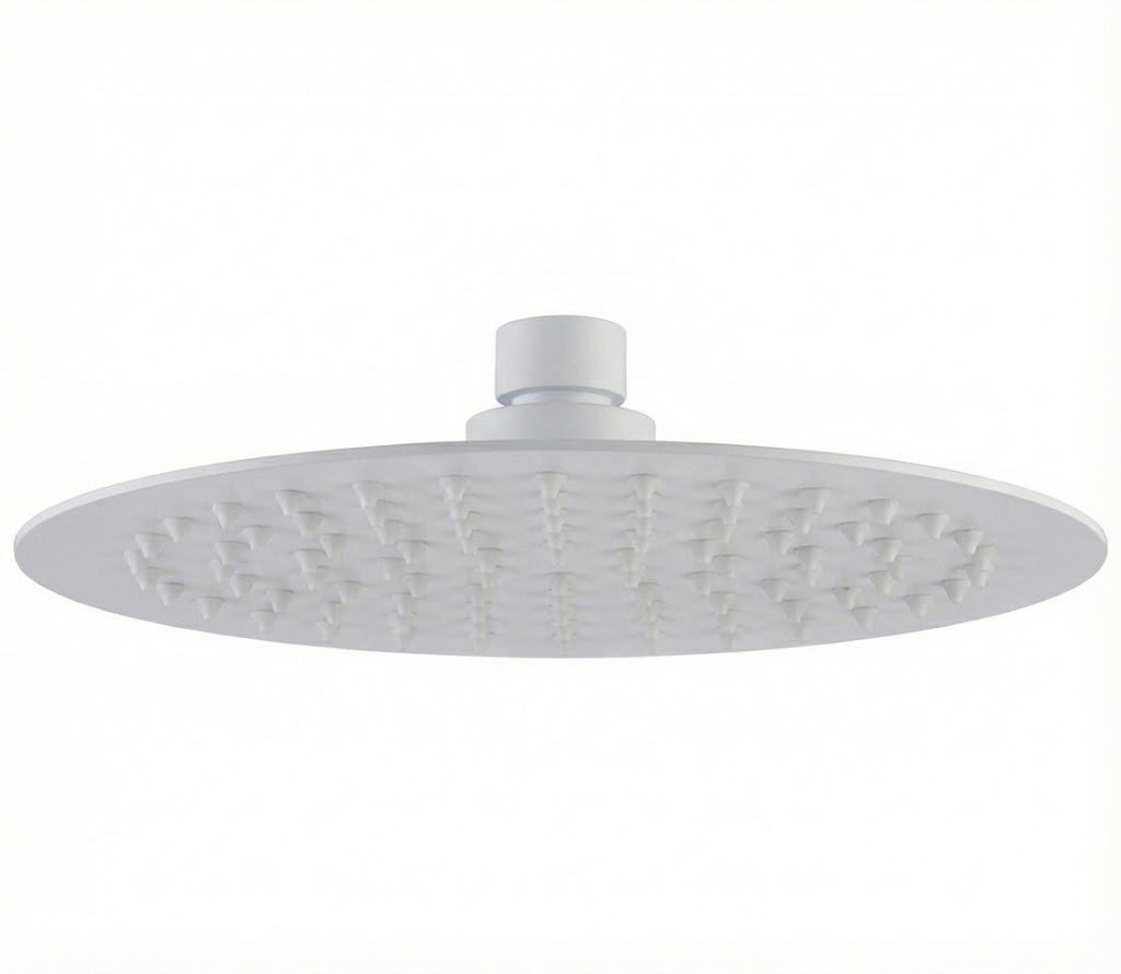 SOFFIONE SLIM TONDO- Bianco Opaco Diam. 300 mm- Remer- pezzi 1