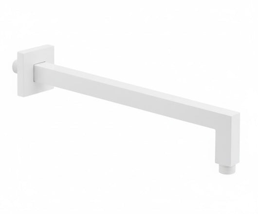 BRACCIO DOCCIA QUADRATO PESANTE- Bianco Opaco cm 40- Remer- pezzi 1