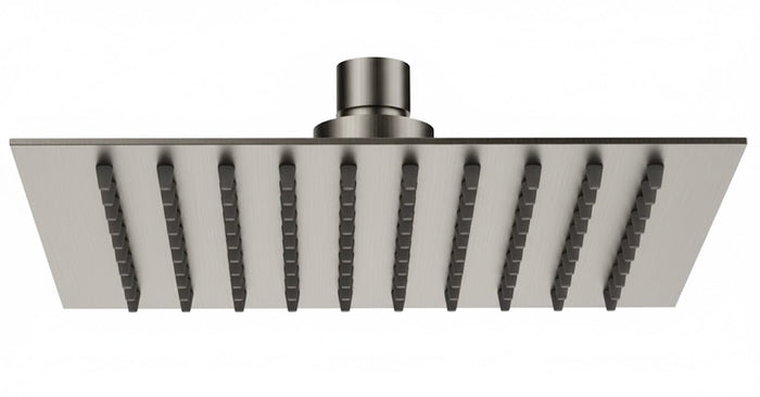 SOFFIONE SLIM QUADRO- Inox Spazzolato cm 30 x 30- Remer- pezzi 1