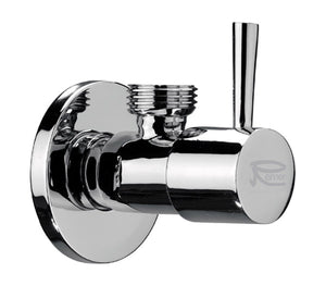 RUBINETTO SOTTOLAVABO D'ARREDO  MOD. MINIMAL 1/2x10- Cromo Lucido 1/2x10- Remer- pezzi 1