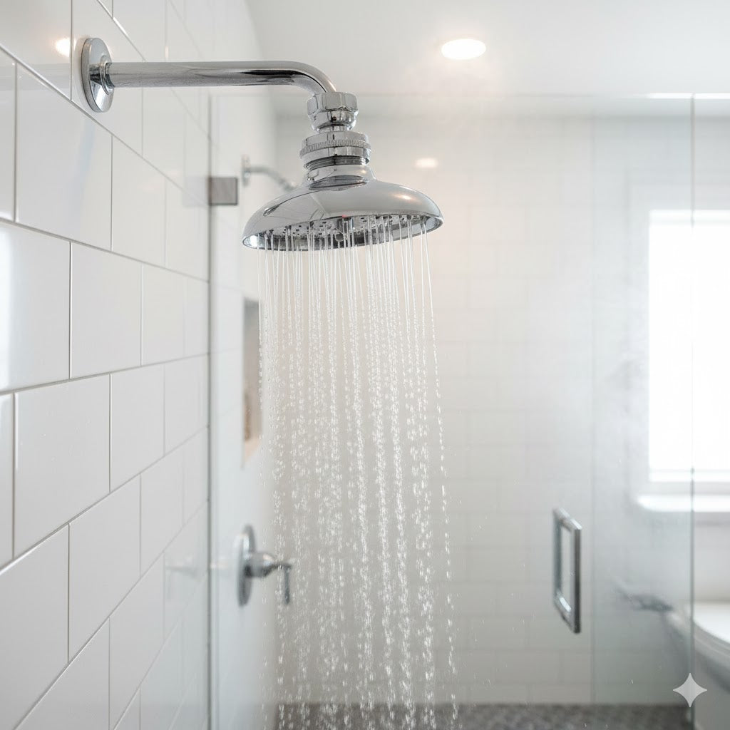 SOFFIONE DOCCIA CALIFORNIA CROMATO ISPEZIONABILE 1/2 - 1 pezzi - Idroweb