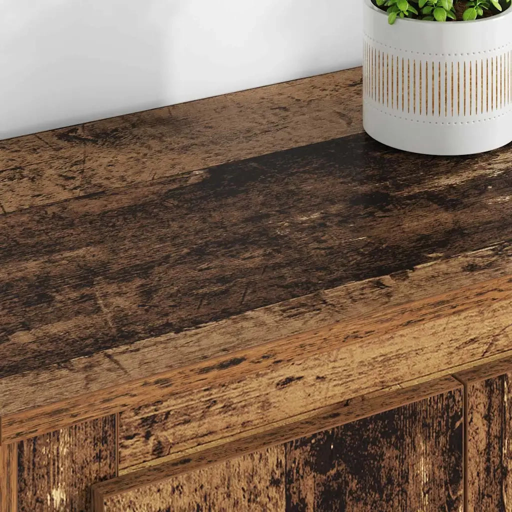 Credenza con cassetto 3 pcs Legno vecchio Legno multistrato
