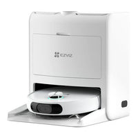 Ezviz rs2 aspirapolvere lavapavimenti robot con base di lavaggio automatica e telecamera di sicurezza, connesso con app - EZRS2