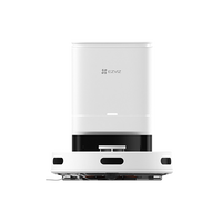 Ezviz re4 plus aspirapolvere lavapavimenti robot con base svuota polvere, connesso con app - 314100030