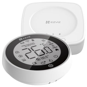 Ezviz t56 - cronotermostato smart con controllo della temperatura - wifi - display touch - da appoggio o da muro - EZVCST56
