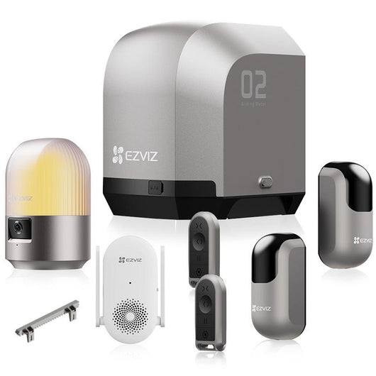 Ezviz hg2 600 pro - motore smart per cancello scorrevole - controllo remoto - allarme lampeggiante con telecamera integrata - EZVCSHG2-600KG