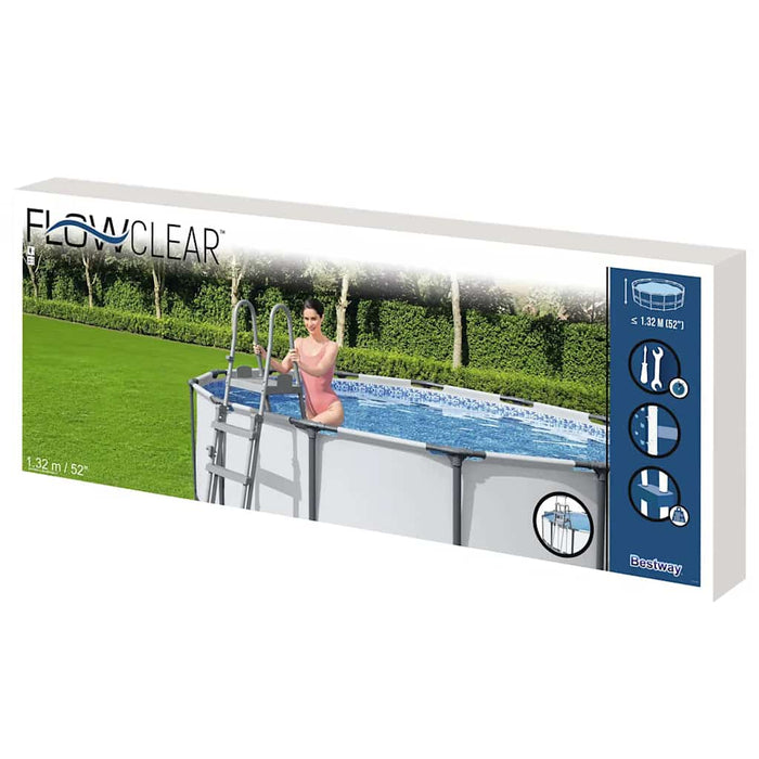 Bestway Scaletta per Piscina Flowclear a 4 Gradini 132 cm 93325