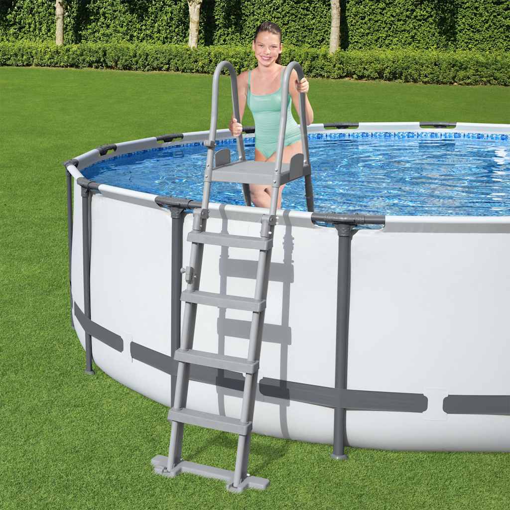 Bestway Scaletta per Piscina Flowclear a 4 Gradini 132 cm 93325