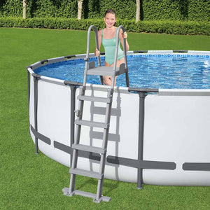 Bestway Scaletta per Piscina Flowclear a 4 Gradini 132 cm 93325