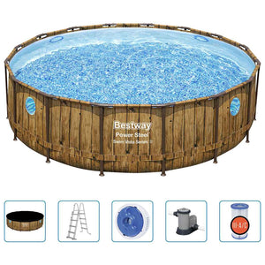 Bestway Set Piscina Power Steel 488x122 cm 93333