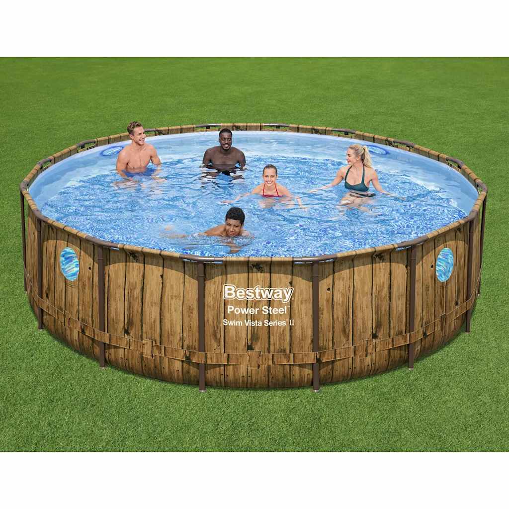 Bestway Set Piscina Power Steel 488x122 cm 93333