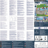 Bestway Set Piscina Power Steel 488x305x107 cm 93335