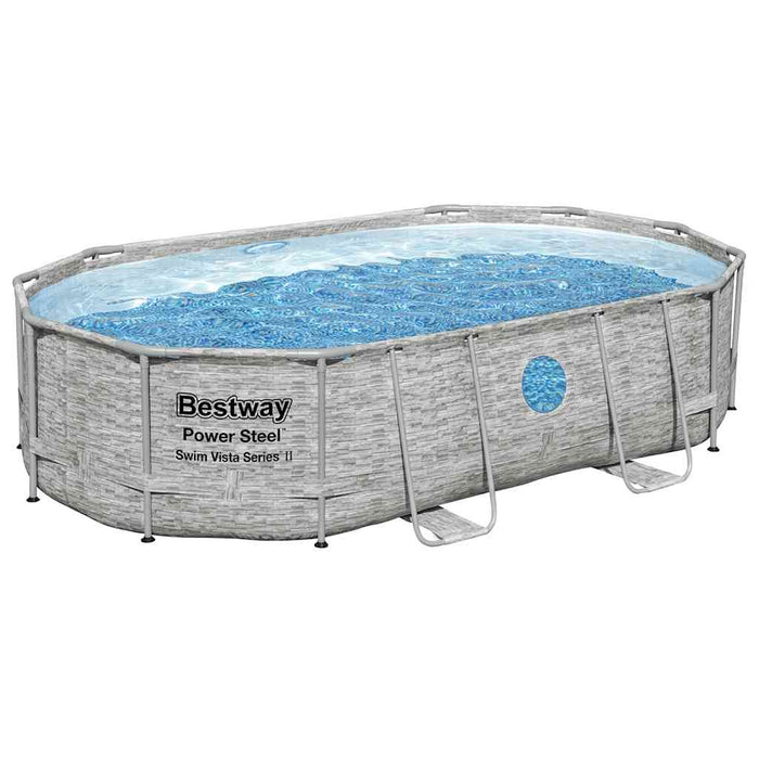 Bestway Set Piscina Power Steel 488x305x107 cm 93335