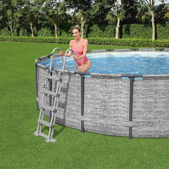 Bestway Piscina Power Steel Rotonda 488x122 cm