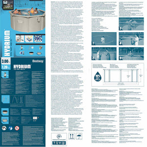 Bestway Set Piscina Hydrium 300x120 cm 93341