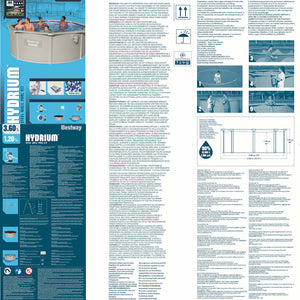 Bestway Piscina Fuoriterra Rotonda Hydrium 360x120 cm 93338