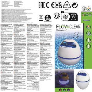 Bestway Altoparlante Galleggiante Bluetooth a LED 93800