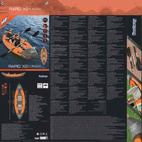 Bestway Set Kayak Gonfiabile Hydro-Force Rapid x2 93789