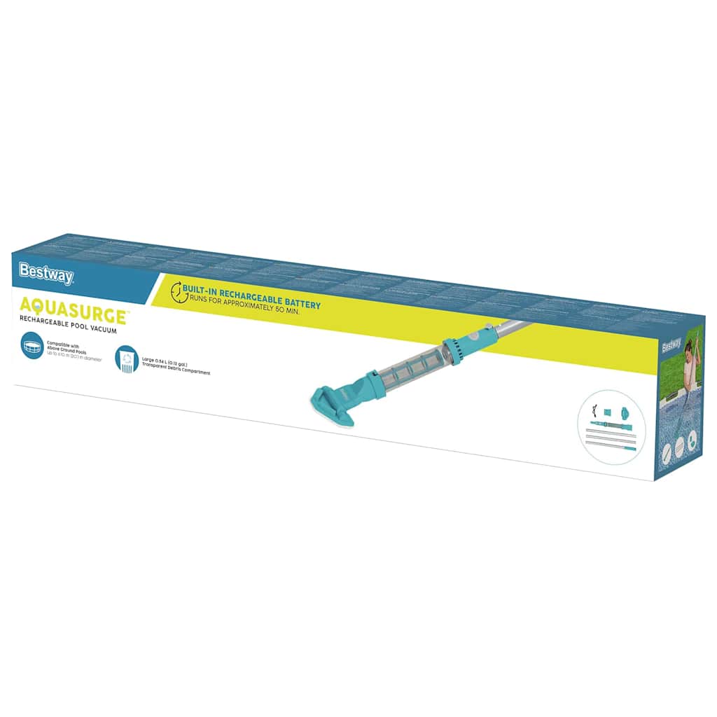 Best Way Aspirapolvere per Piscina Blu 252 x 17 cm Alluminio 42007934