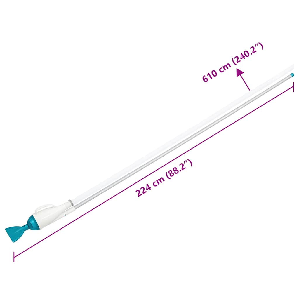 Best Way Aspirapool Blu e Bianco 224 x 3 x 3 cm Plastica 42007927