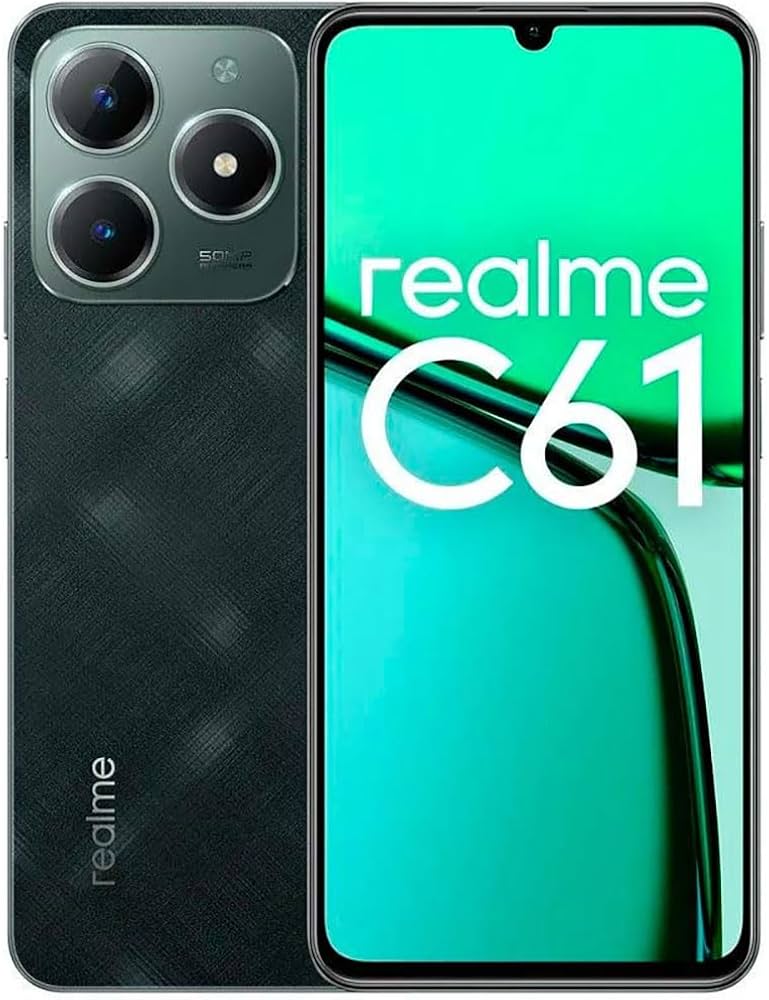 Realme c61 6+128gb ds 4g dark green oem - 6941764435964