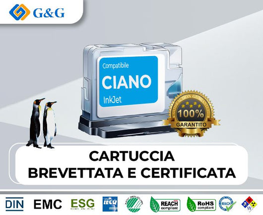 Ink g&g hp 973xl c 10000 pag rigenerato - 1R973-CGG-E