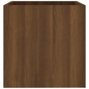 Fioriera rialzata per piante fiori terrazza giardino 40 x 40 x 40 cm legno ingegnerizzato marrone 02_0037552