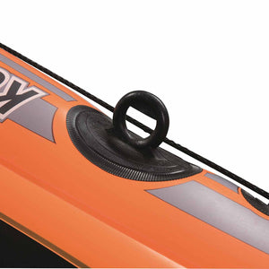 Bestway Barca a Remi con archiviazione Arancione 155 x 93 cm Vinile 91669