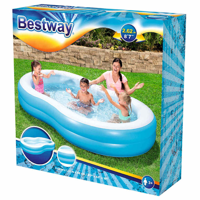 Bestway Piscina Famiglie Big Lagoon 262x157x46 cm 92906