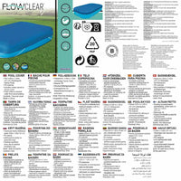 Bestway Copertura per Piscina Flowclear 305x183x56 cm 92908