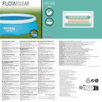 Bestway Copertura Solare per Piscina Flowclear 305 cm 92087