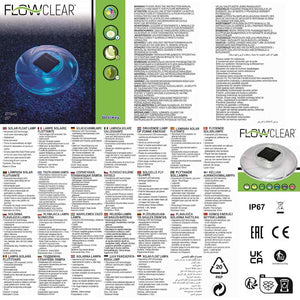 Bestway Lampada Solare Galleggiante 58111 90743