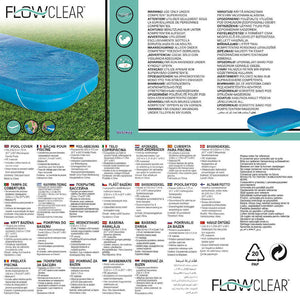 Bestway Copertura per Piscina Flowclear 262x175x51 cm 92907