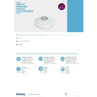 Bestway Luce LED Galleggiante per Piscina 14 cm Trasparente