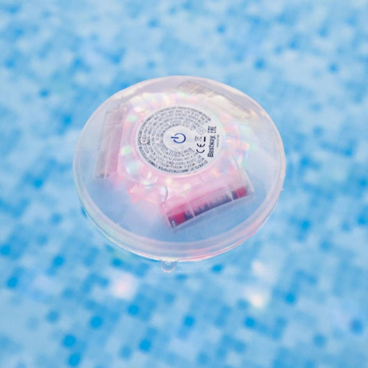 Bestway Luce LED Galleggiante per Piscina 14 cm Trasparente