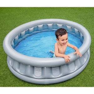 Bestway Piscina Space Ship Rotonda 152x43 cm Argento 441129