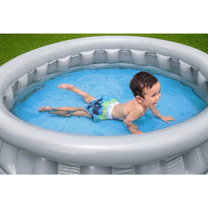 Bestway Piscina Space Ship Rotonda 152x43 cm Argento 441129