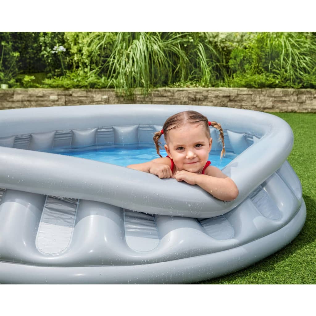 Bestway Piscina Space Ship Rotonda 152x43 cm Argento 441129