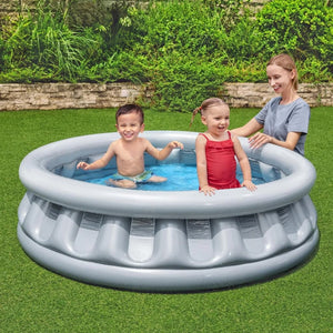 Bestway Piscina Space Ship Rotonda 152x43 cm Argento 441129