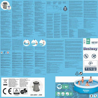 Bestway Set Piscina Fast Set 305x76 cm 57270 91641