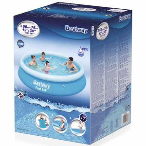 Bestway Piscina Gonfiabile Rotonda Fast Set 366x76 cm 57273 91602