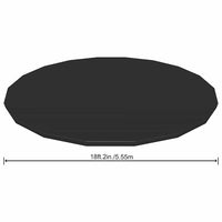 Bestway Set Copertura per Piscina Flowclear Fast 555 cm 92882