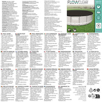 Bestway Copertura per Piscina Flowclear 488 cm 92075