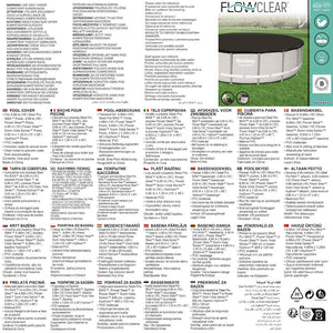 Bestway Copertura per Piscina Flowclear 488 cm 92075
