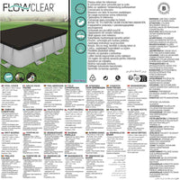 Bestway Copertura per Piscina Flowclear 269x179 cm 92883