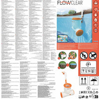 Bestway Pompa con Filtro per Piscina Flowclear Skimatic 3974 L/h 58469 91633