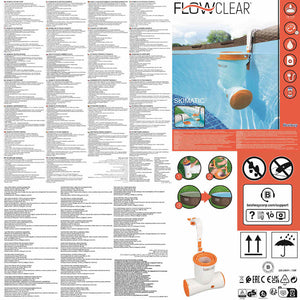 Bestway Pompa con Filtro per Piscina Flowclear Skimatic 3974 L/h 58469 91633