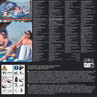 Bestway Isola Galleggiante Tropical Breeze 389x274 cm 43105 92110