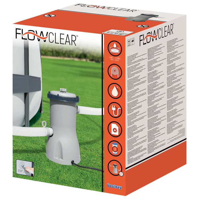 Bestway Pompa con Filtro per Piscina Flowclear 3028 L/h 92873
